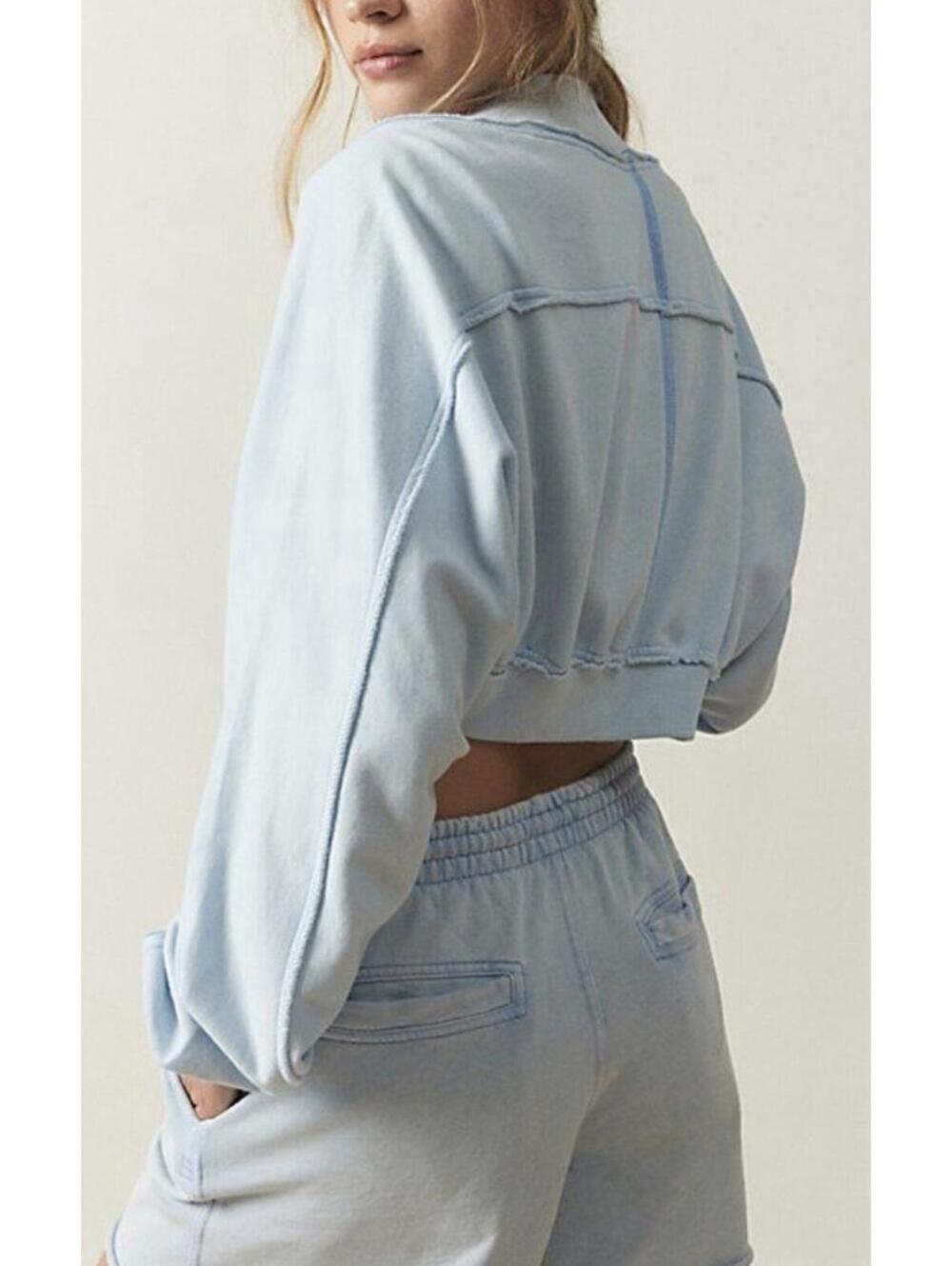 Out From Under Gigi Shrug Cardigan Sky Blue Medium